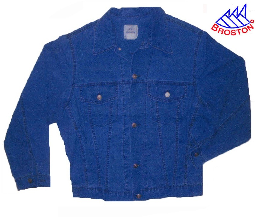 Blouson Bleu de Chine en Coton Broston