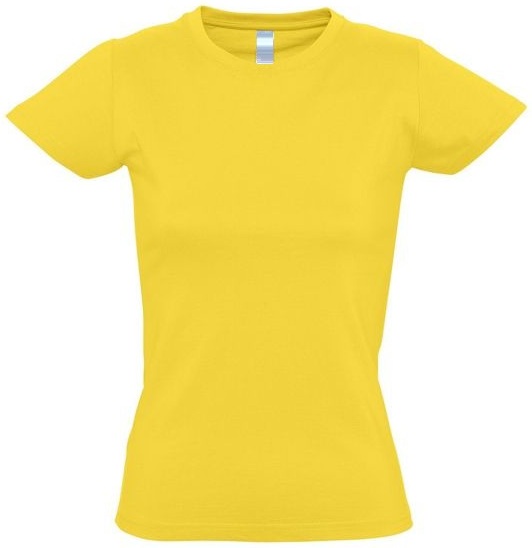 TEE SHIRT FEMME JAUNE