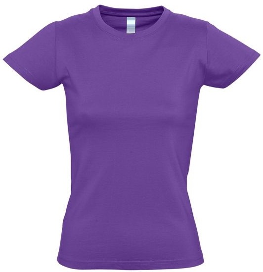 TEE SHIRT FEMME VIOLET CLAIR