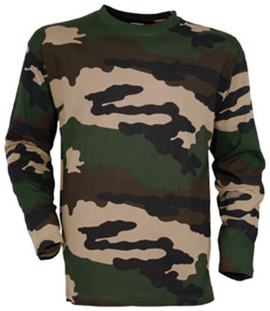 TEE SHIRT ML CAMO